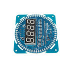 A C.C. azul 5V DS1302 da cor que gerencie a exposição de diodo emissor de luz vermelha alarma a tomada de fábrica do módulo do sensor de Arduino