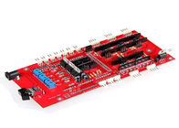 Placa de controlador MEGA do jogo vermelho do conjunto da impressora 3d para projetos educacionais do motorista deslizante