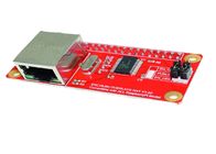Módulo vermelho do adaptador de rede de W ENC28J60 do jogo do acionador de partida de Arduino para RPi zero
