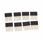 2.54mm chapeamento de ouro de 6 8 10 protetores de Pin Header Connector For Arduino