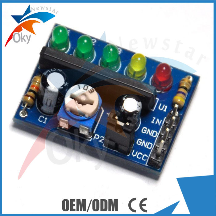 Pro módulo do indicador nivelado audio da bateria do poder para os módulos do arduino Arduino/KA2284