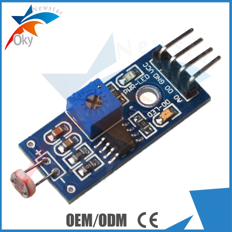 De Pin sensível DC3.3-5V da foto fotossensível do sensor da resistência 3/4 para Arduino
