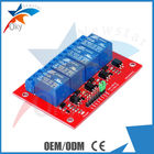 módulo de relé do canal 5V/12V 4/placa de expansão para Arduino (placa vermelha)