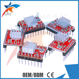 Módulo do motorista do motor deslizante de StepStick A4988 do dissipador de calor para Arduino 3D Priner