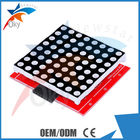 módulo do motorista da matriz de ponto 8 x 8, 2 em 1 jogo vermelho da placa de exposição do diodo emissor de luz da microplaqueta 74HC595