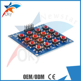 Módulo de matriz para Arduino, placa do ponto do diodo emissor de luz do PWB 4 x 4 de 16 teclados de painel do interruptor do botão de MCU/AVR/BRAÇO