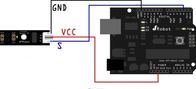 Sensor de seguimento infravermelho para Arduino, CTRT5000 com código do programa demonstrativo