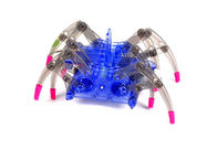 Brinquedos educacionais inteligentes azuis do robô DIY da aranha para crianças