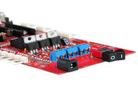 Placa de controlador MEGA do jogo vermelho do conjunto da impressora 3d para projetos educacionais do motorista deslizante