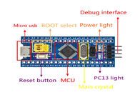 Placa mínima do desenvolvimento de sistema Cortex-M3 para o microcontrolador do BRAÇO – STM32F103C8T6
