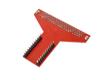Tipo vermelho a favor do meio ambiente adaptador dos componentes eletrônicos T do protetor para Microbit