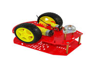 Robô do carro de Arduino da movimentação de duas rodas multi - furo com cor vermelha/amarelo