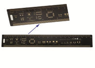 Ferramenta de medição de solda da régua do PWB 20CM para a cor do preto da montagem da superfície do componente eletrônico