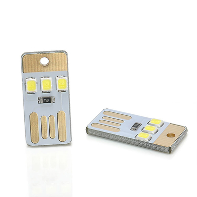 Do passo portátil do pixel do módulo 0,2 da luz da noite de USB diodo emissor de luz de Keychain 3 mini para acampar