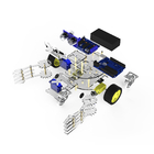 jogo do acionador de partida de Arduino do carro de 2WD RC com os circuitos integrados mecânicos de HC-SR04 DIY