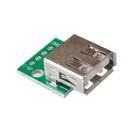 USB à placa de conversor do PWB dos conectores fêmeas do adaptador do MERGULHO de 2.54mm