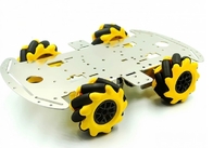 Chassi do carro do robô da liga de alumínio RC com roda de Mecanum