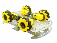 Chassi do carro do robô da liga de alumínio RC com roda de Mecanum