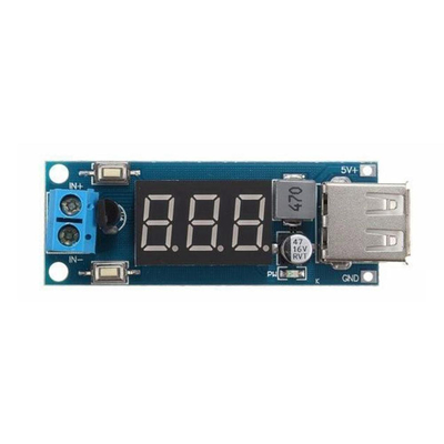 2 em 1 módulo de poder abaixador do carregador de 5V USB