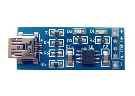 Mini módulo de poder do carregamento da bateria de lítio de USB TP4056 1A para Arduino