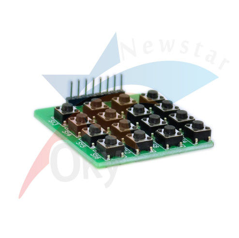 8 PWB 4 x do teclado do Pin 16 módulo de matriz do ponto 4 para Arduino MCU/AVR/BRAÇO