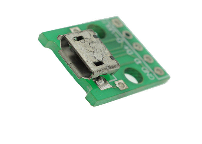 módulo micro USB do sensor do Pin Arduino de 2.54mm para mergulhar o B fêmea do soquete com placa de adaptador de solda
