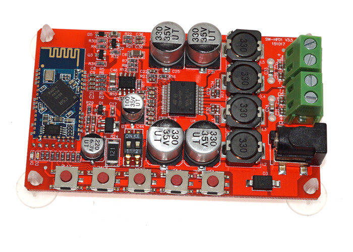 Placa audio TDA7492P do amplificador de Digitas do receptor de 50W+50W Bluetooth 4,0 sem fio